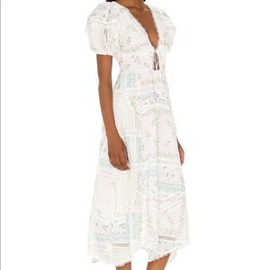 NWT For Love and Lemons Shea Midi Dress sz Small